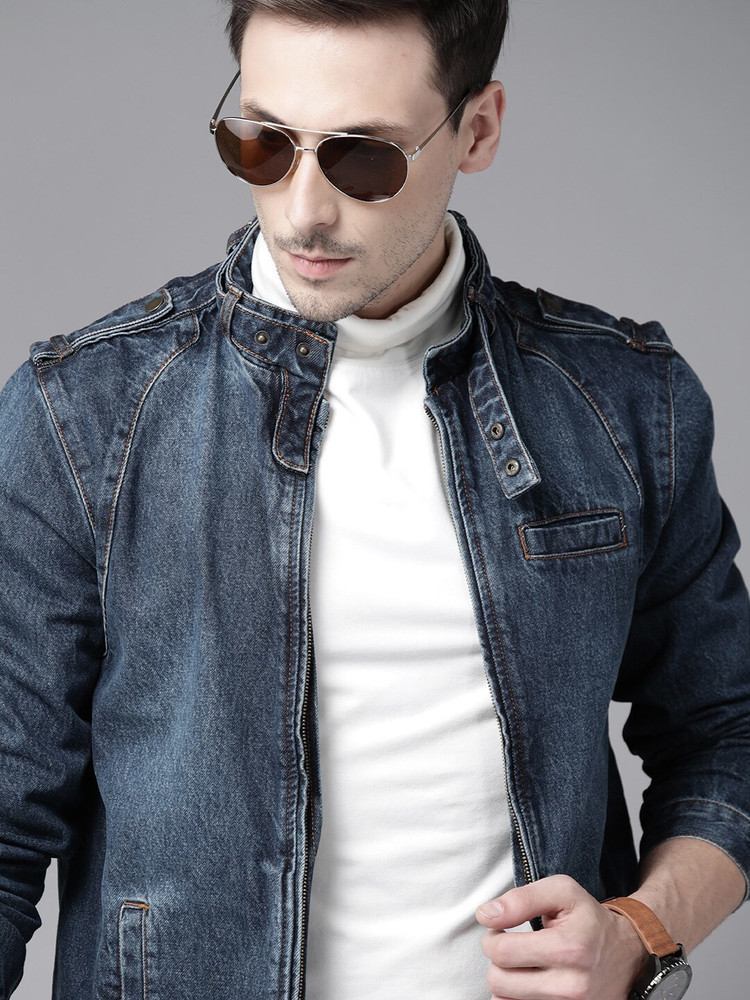 Roadster Full Sleeve Solid Men Jacket Buy Roadster Full Sleeve