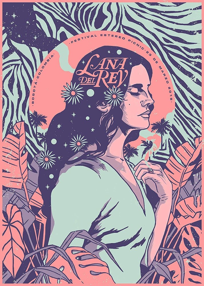 Lana del Rey Poster (12X18-INCH) Paper Print - Art & Paintings posters in  India - Buy art, film, design, movie, music, nature and educational  paintings/wallpapers at