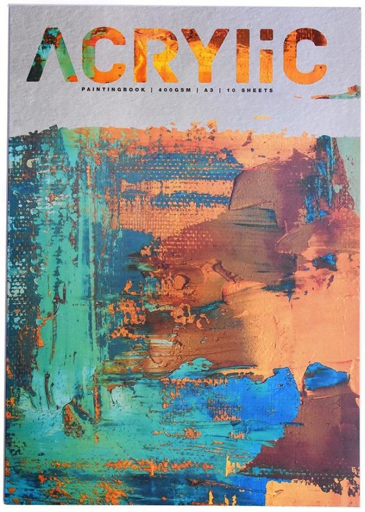 ANUPAM A3-Acrylic Painting Book Sketch Pad Price in India - Buy ANUPAM A3-Acrylic  Painting Book Sketch Pad online at