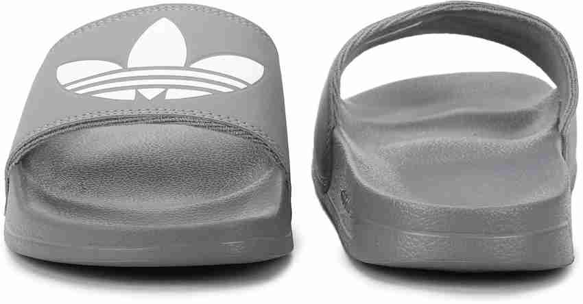 Grey shop adidas slides