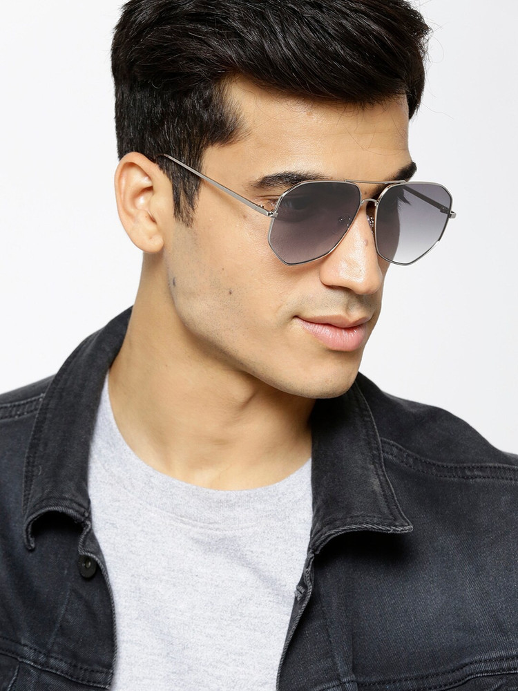 Buy Roadster Oval Sunglasses Grey For Men Women Online Best