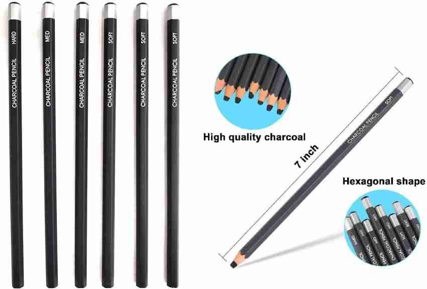 20 Pcs Professional Drawing Pencil Kit Marie's Sketch Pencil Set
