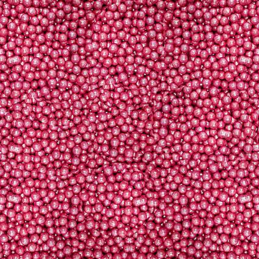 Confect Edible Pink Disco Balls Sprinkles 4 MM 120 GMS for Cake Cupcake  Decor 