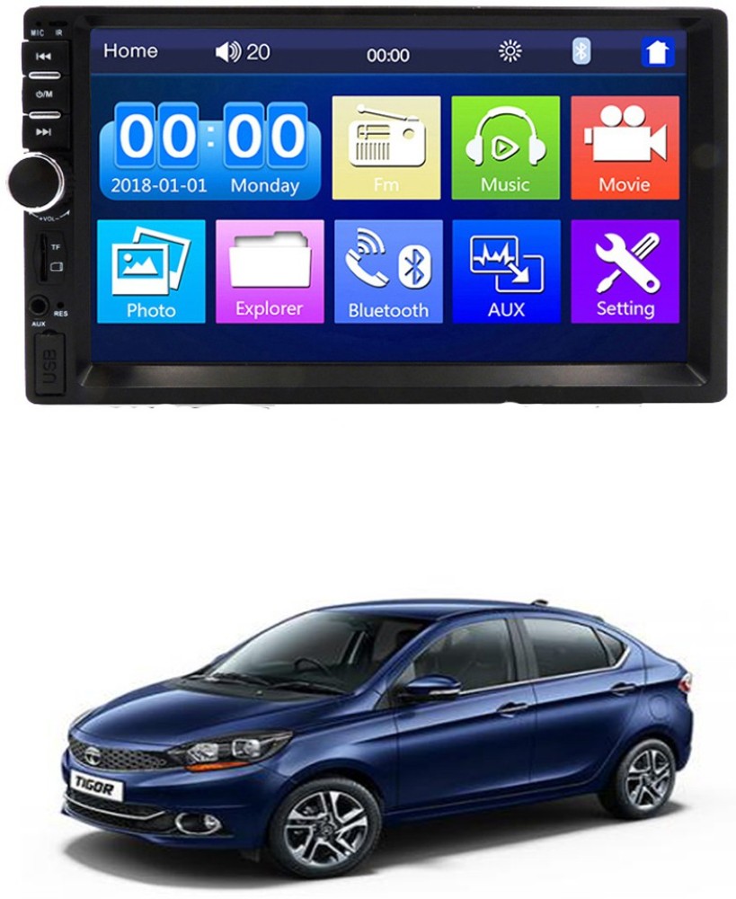 Android Car Radio Auto radio 1 Din 7'' Touch Screen Car Multimedia Player  GPS Navigation Wifi Auto MP5 Bluetooth USB FM Rear View Camera