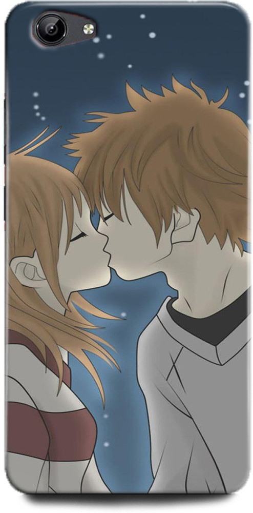 Anime Kiss, boy, girl, HD phone wallpaper