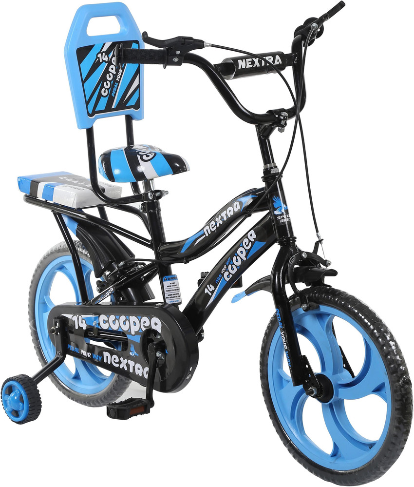 SPEED BIRD Cooper Blue Bicycles for Kid s 3 to 4 Years Boys Full Adjustable Blue 12 T BMX Cycle