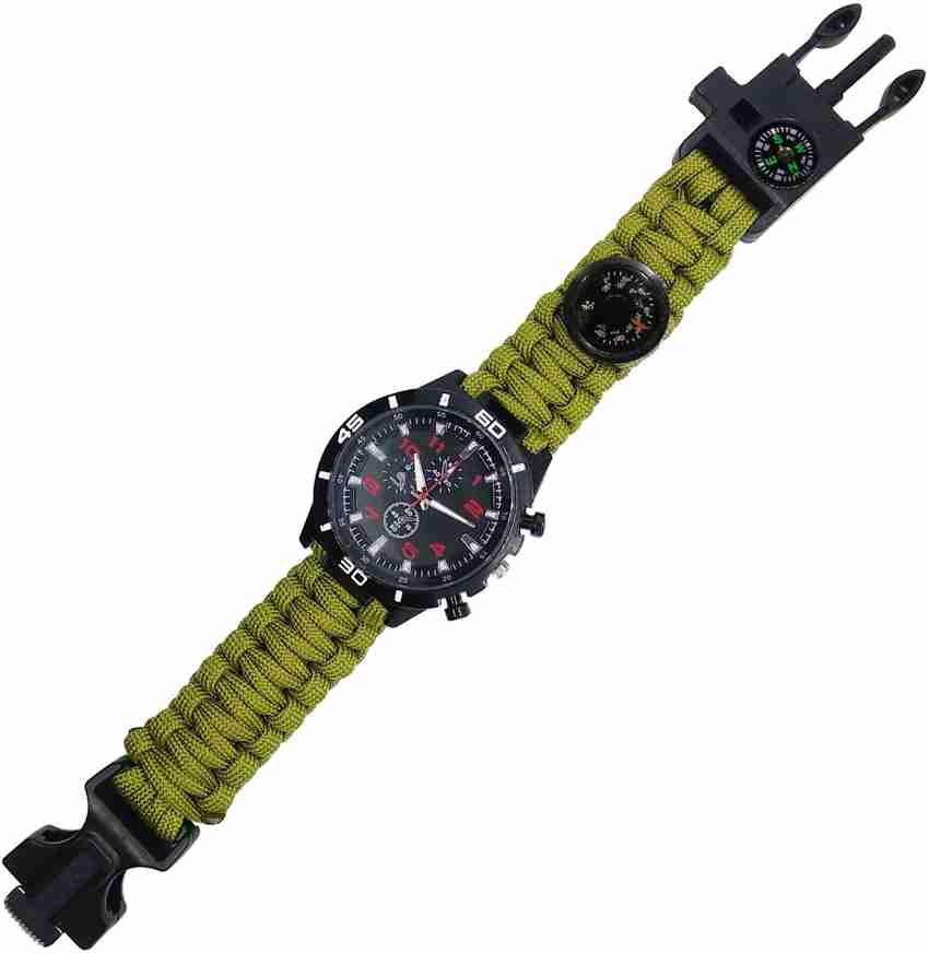Survival bracelet watch deals