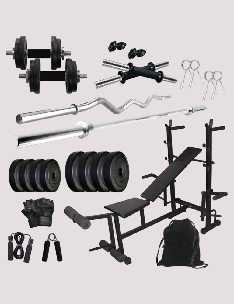 COMPASS 30 kg PVC COMBO 30 kg_q1 Home Gym Combo Price in India