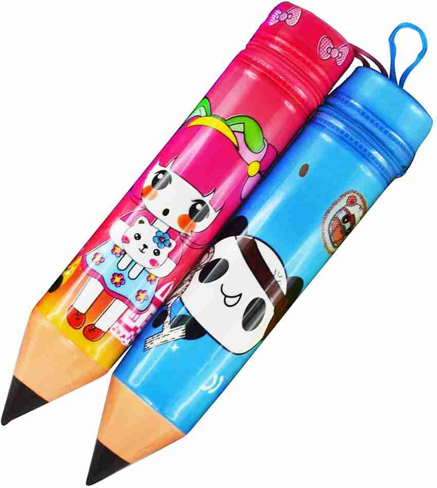 Pencil Shape Pouches Multipurpose Pen, Pencil Case Storage Box Holder for Kids  Return Gifts for Birthday
