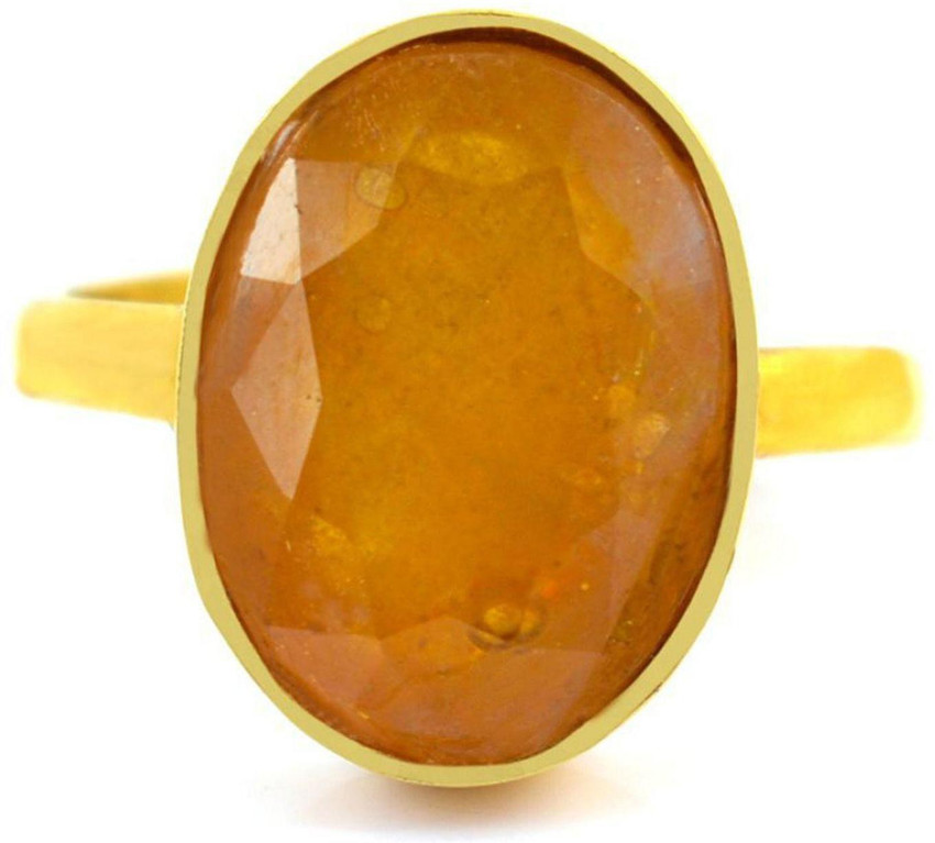 Creative Terry Yellow Sapphire gemstone RING Carat 5.25 for men s woman Stone Ring Price in India Buy Creative Terry Yellow Sapphire gemstone RING Carat 5.25 for men s woman Stone