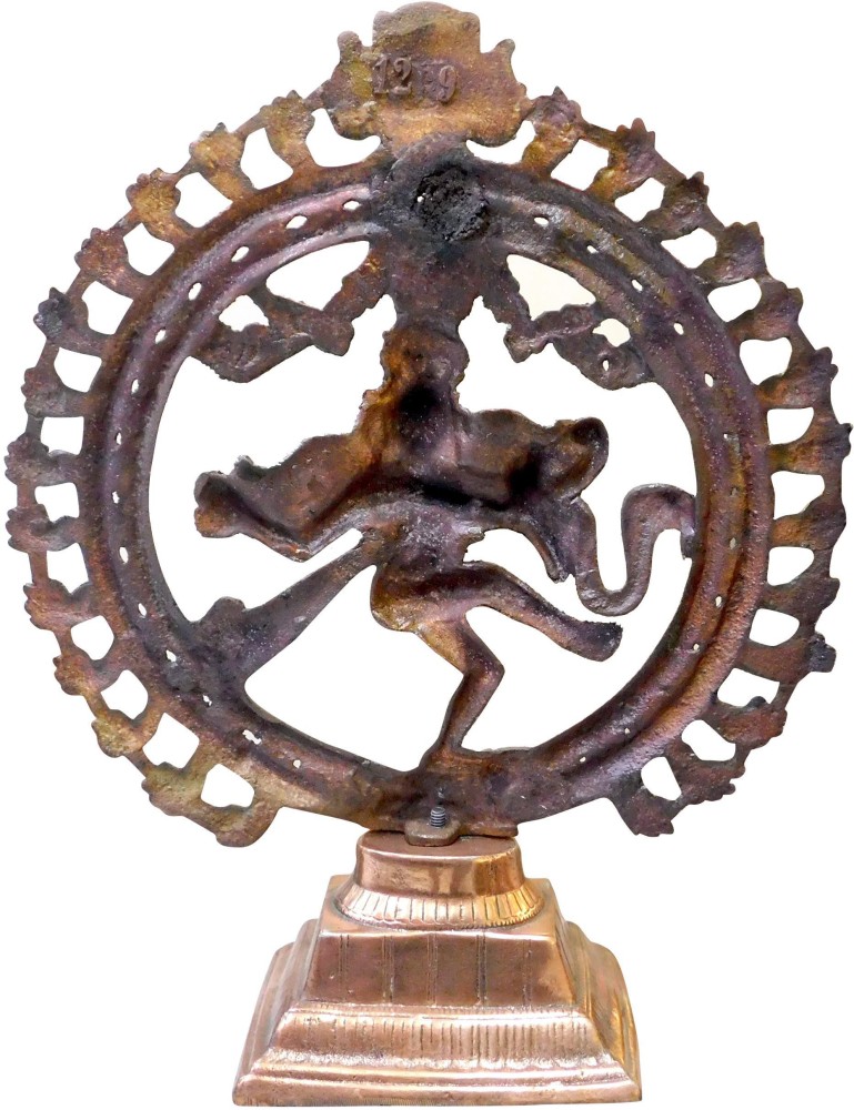 Buy Siprija Metal Lord Shiva Dancing Natraj/Nataraja Statue Showpiece  Sculpture for Home and Puja Decor Online at Best Prices in India - JioMart.
