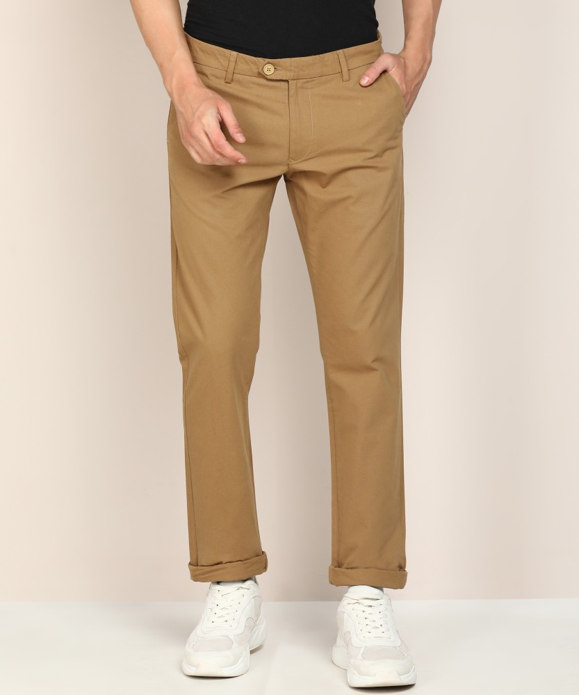 PETER ENGLAND Slim Fit Men Khaki Trousers Buy PETER ENGLAND Slim Fit Men Khaki Trousers Online at Best Prices in India Flipkart