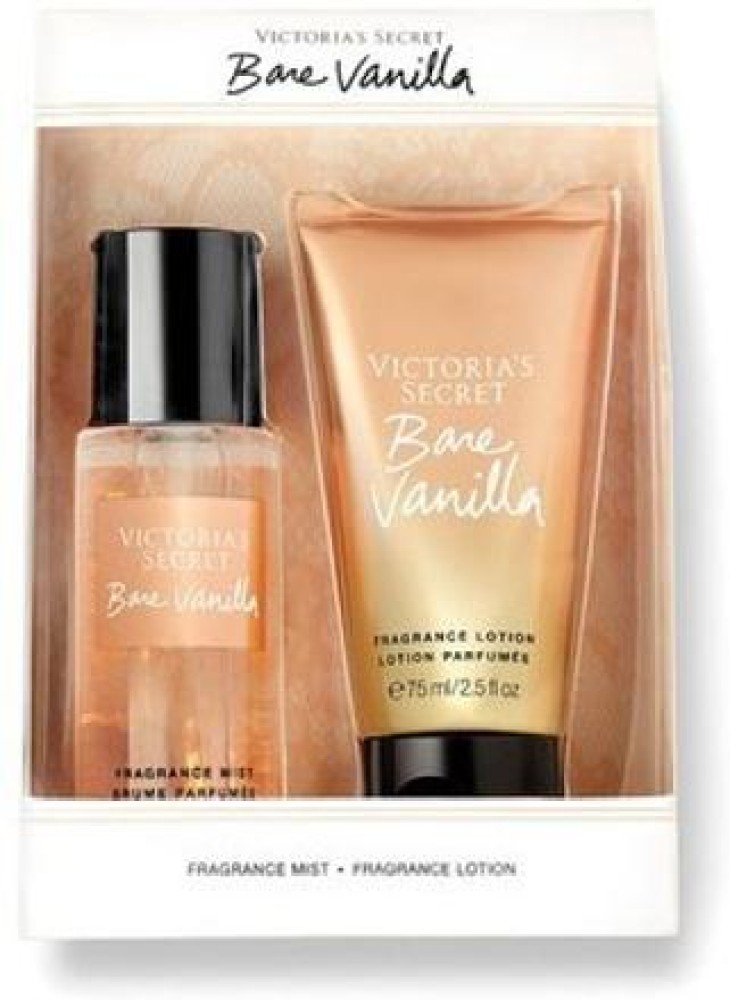 Victoria's Secret Bare Vanilla Fragrance Gift Set Mist & Lotion