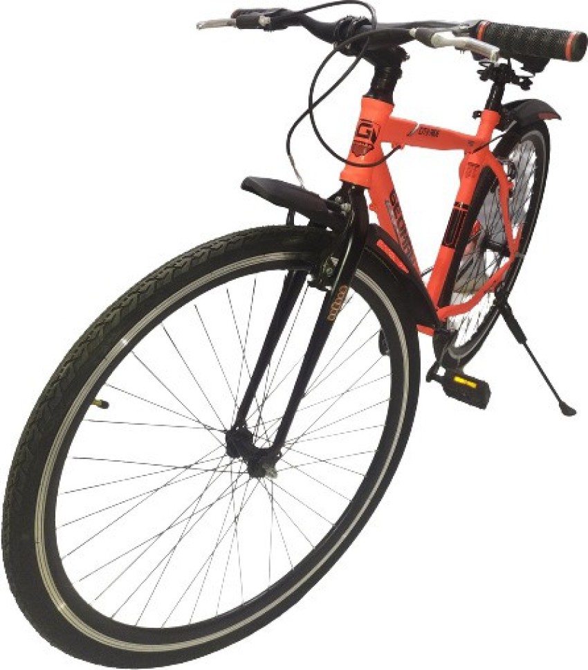 Slim tyre clearance cycle