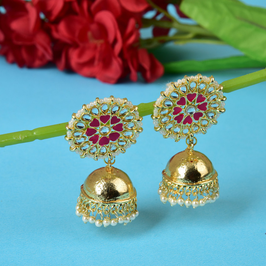 Glass jhumkas discount