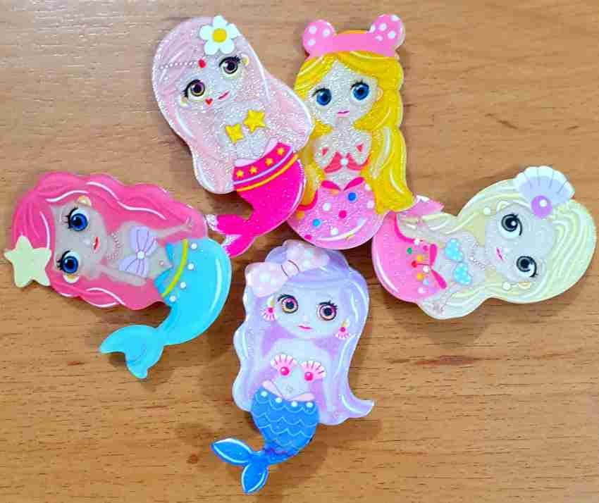 3/4/6 Pcs Baby Hair Clips Flower Printed Kids Girl Hairpins Colorful  Princess Children Barrettes Baby Girl Hair Accessories