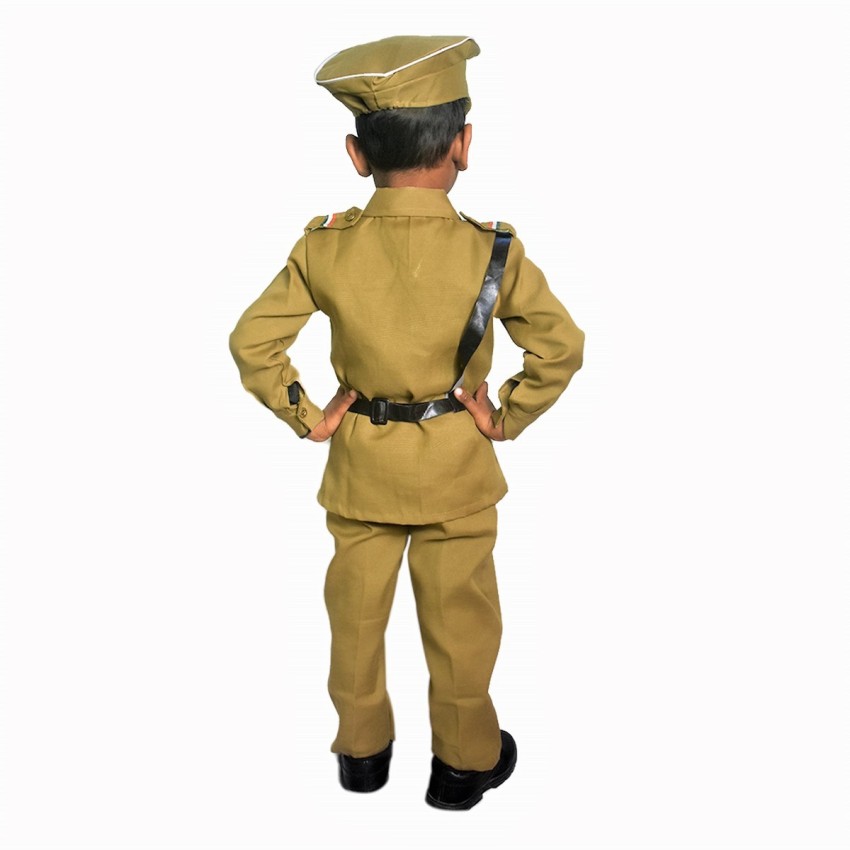Dresstoimpress Police Outfit Set of 7 (Pant,Shirt,Cap,Gun Cover