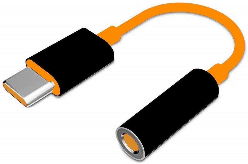 Case Plus Orange Type C to 3.5 mm Jack Audio Connector Noise