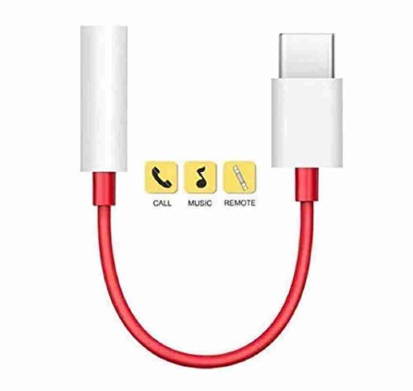 Case Plus Red Type C to 3.5 mm Jack Audio Connector Noise