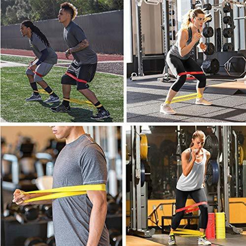 HOMYKI Resistance Loop Band Gym Home Workout Yoga Fitness Pilates Exercise Stretch Resistance Tube Buy HOMYKI Resistance Loop Band Gym Home Workout Yoga Fitness Pilates Exercise Stretch Resistance Tub...