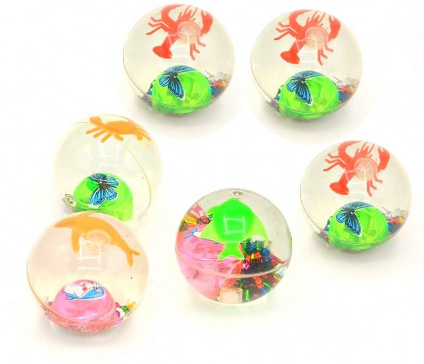 PTCMart LED LIGHT Bouncing Rubber fish charecter Ball Fun Gift Toys for Children Pack of 6 Softball Price in India Buy PTCMart LED LIGHT Bouncing Rubber fish charecter Ball Fun Gift