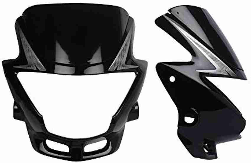 Glamour bike headlight cover price hot sale