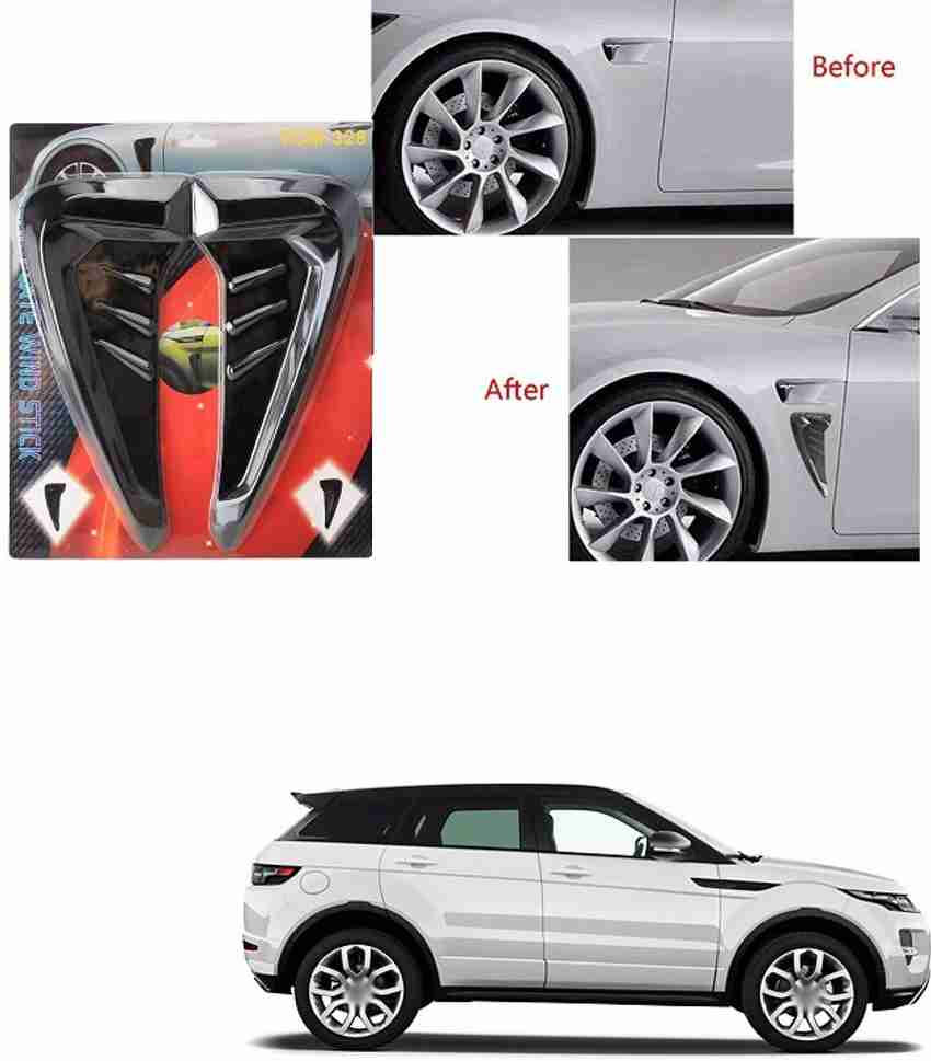 PRTEK Side Vent Trim Pair Black Style Side Marker Fender Air Wing