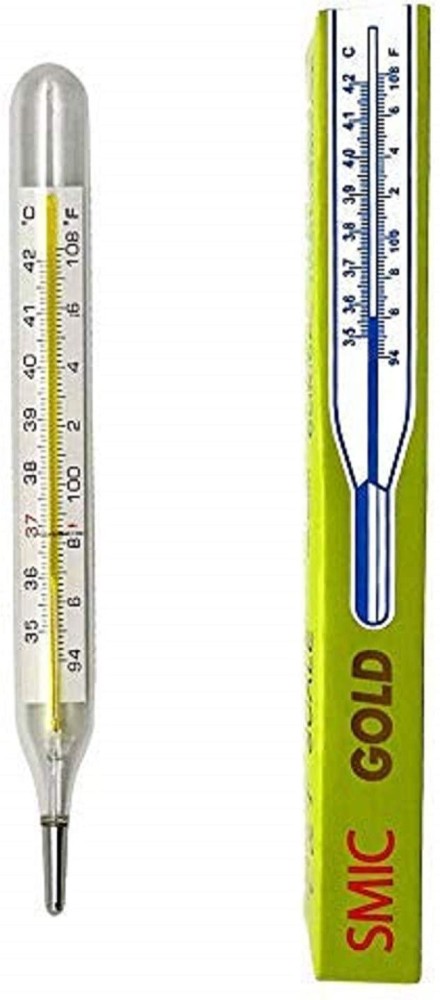 MCP Healthcare Clinical Gold Mercury Thermometer Human Body