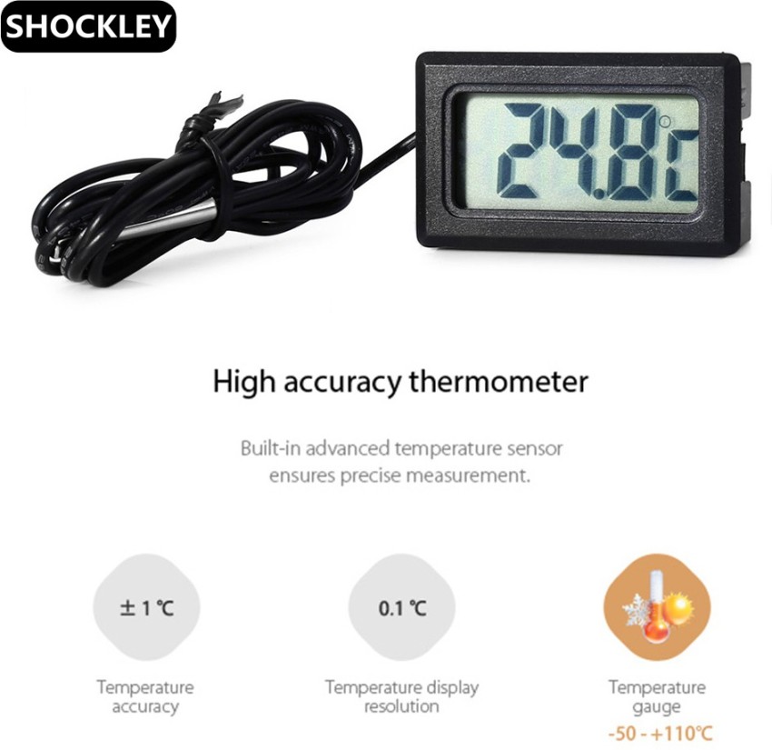 Mini LCD TPM10 Digital Temperature Meter With External Wire Sensor