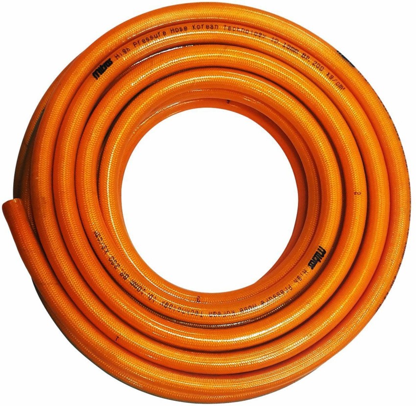 Mitras 3 Layered High Pressure Hose Pipe (8mm ID - 10mtr) for Gases,  Pesticide Spray, Air Hose, Water Delivery, Paint Booth, Pneumatic Tools,  Home/Kitchen, Household Cleaning, Bike/Car Wash HPH08033 Hose Pipe Price