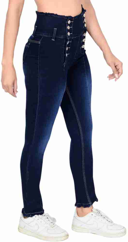 Buy V-Girl Skinny Women Dark Blue Jeans Online at Best Prices in