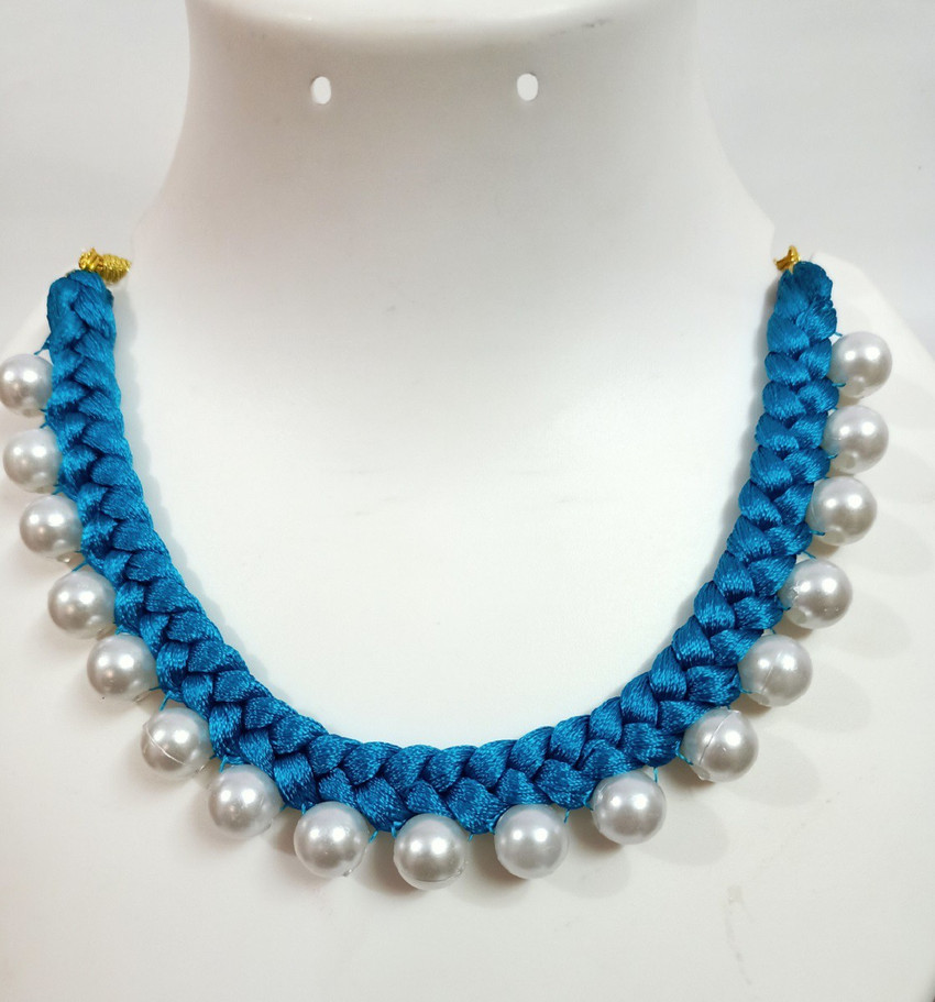 Silk thread new arrivals pearl necklace