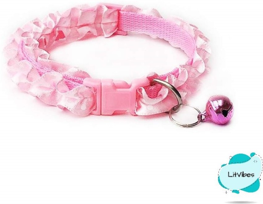 Litvibes Cat Collar With Bell,Kitten & Small Dog Soft  Adjustable,Safe,Solid,Breakaway For Cats