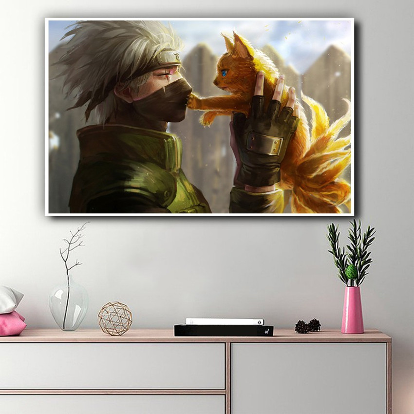 SHFKJ Anime Naruto Kakashi Old Friends Full HD Wallpaper Poster Decorative  Painting Canvas Wall Art Living Room Posters Bedroom Painting  20x30inch(50x75cm) : : Home