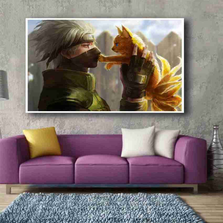 SYLSBAZGYS Wall Art Modular Kakashi Hatake Anime Painting Naruto