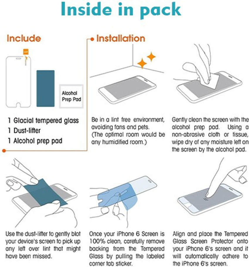 Alcohol prep pad screen protector store