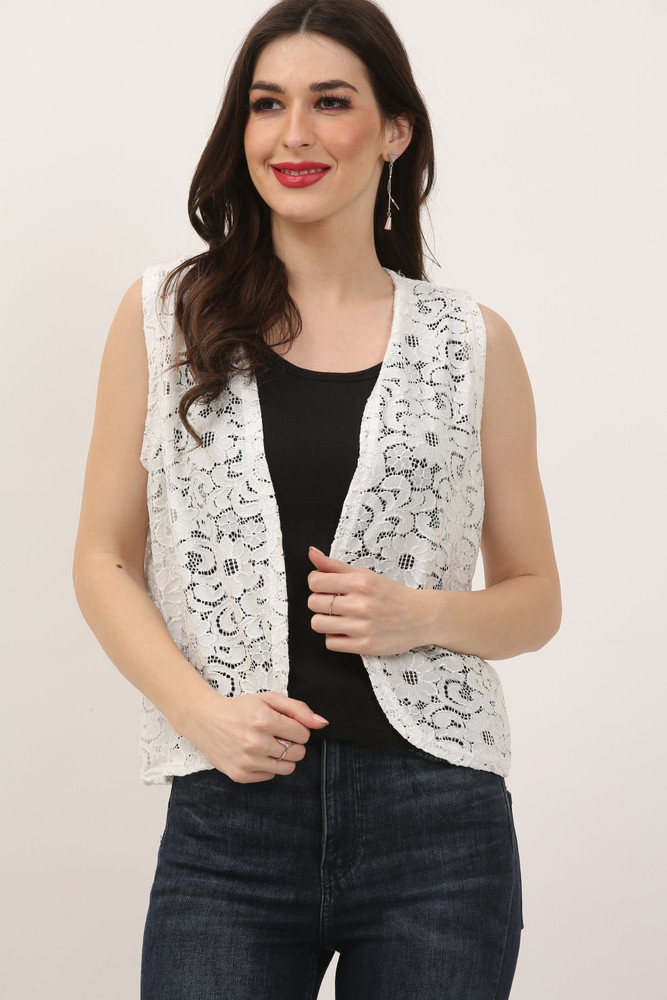 Sleeveless shrugs online clearance