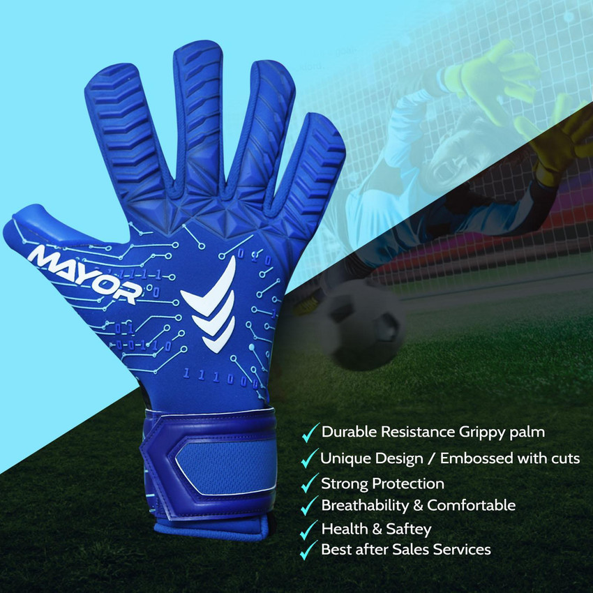 Mayor goalkeeper top gloves