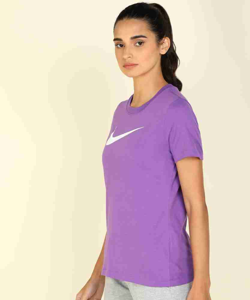 Womens purple hot sale nike shirt