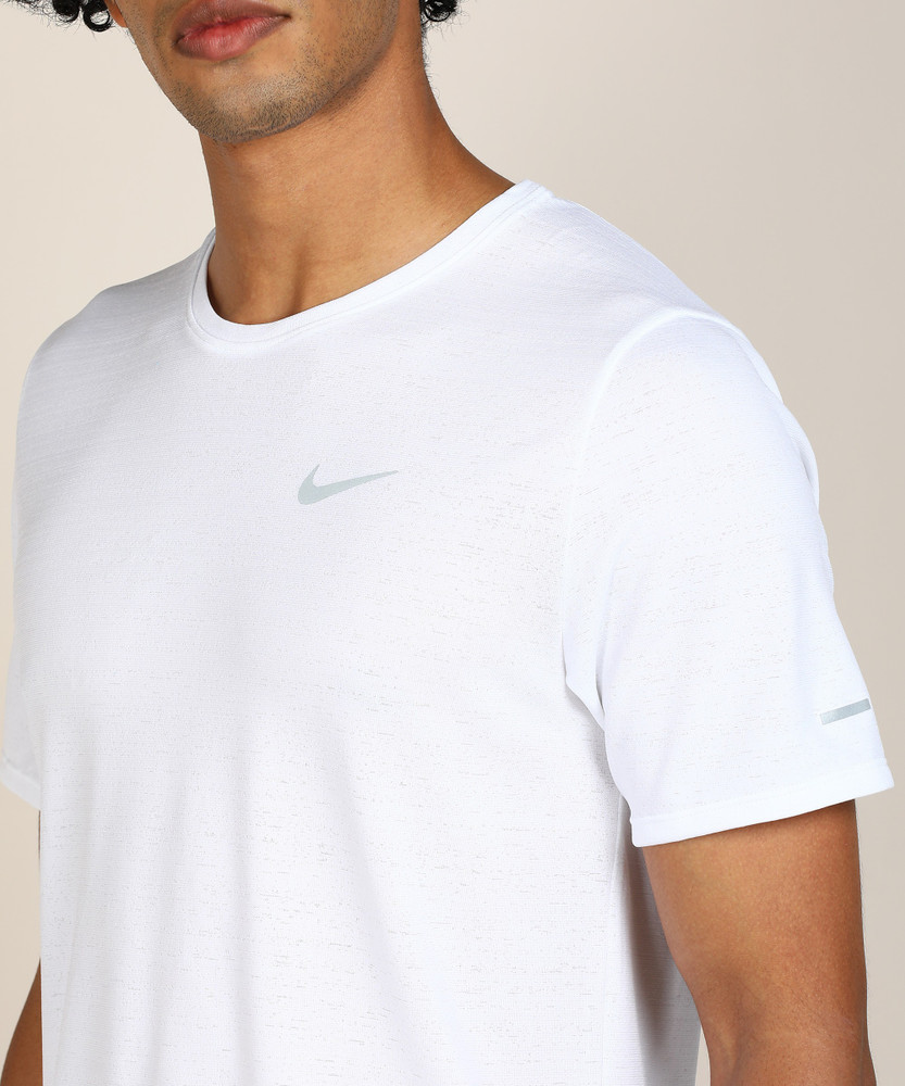 Nike dri fit white t shirt online