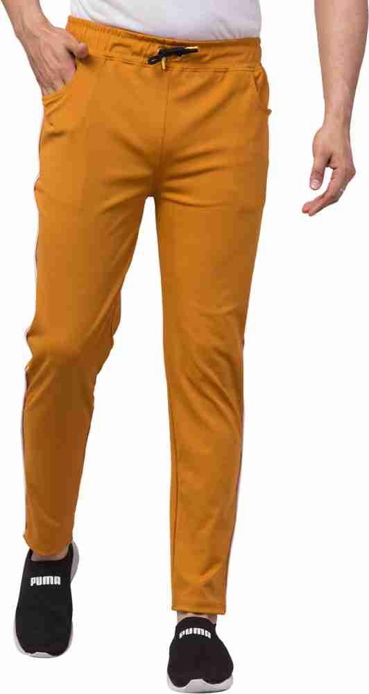 Summer Yellow Sweatpants Male Casual Solid Loose Pants Elastic Waist Pocket  Splice Pant Trousers