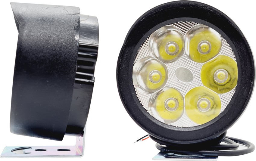 AutoPowerz 6 Led Round Cap Pair With Normal Switch Fog Lamp Motorbike, Car,  Van LED (12 V, 18 W) Price in India - Buy AutoPowerz 6 Led Round Cap Pair  With Normal