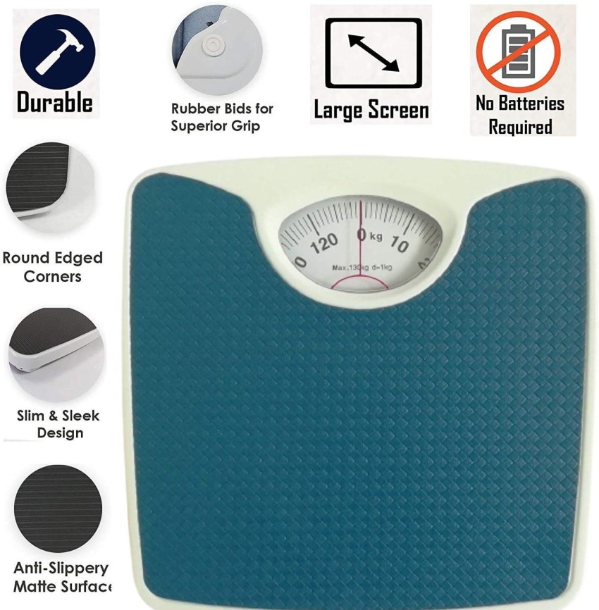 Qozent Analog Weight Machine For Human Body, Capacity 120Kg Mechanical  Manual Analog Weighing Scale Weighing Scale Price in India - Buy Qozent  Analog Weight Machine For Human Body, Capacity 120Kg Mechanical Manual