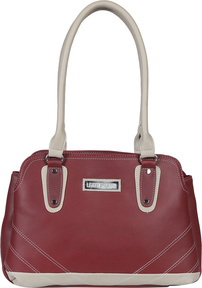 Buy Leather Land Women Maroon Shoulder Bag Maroon Online Best