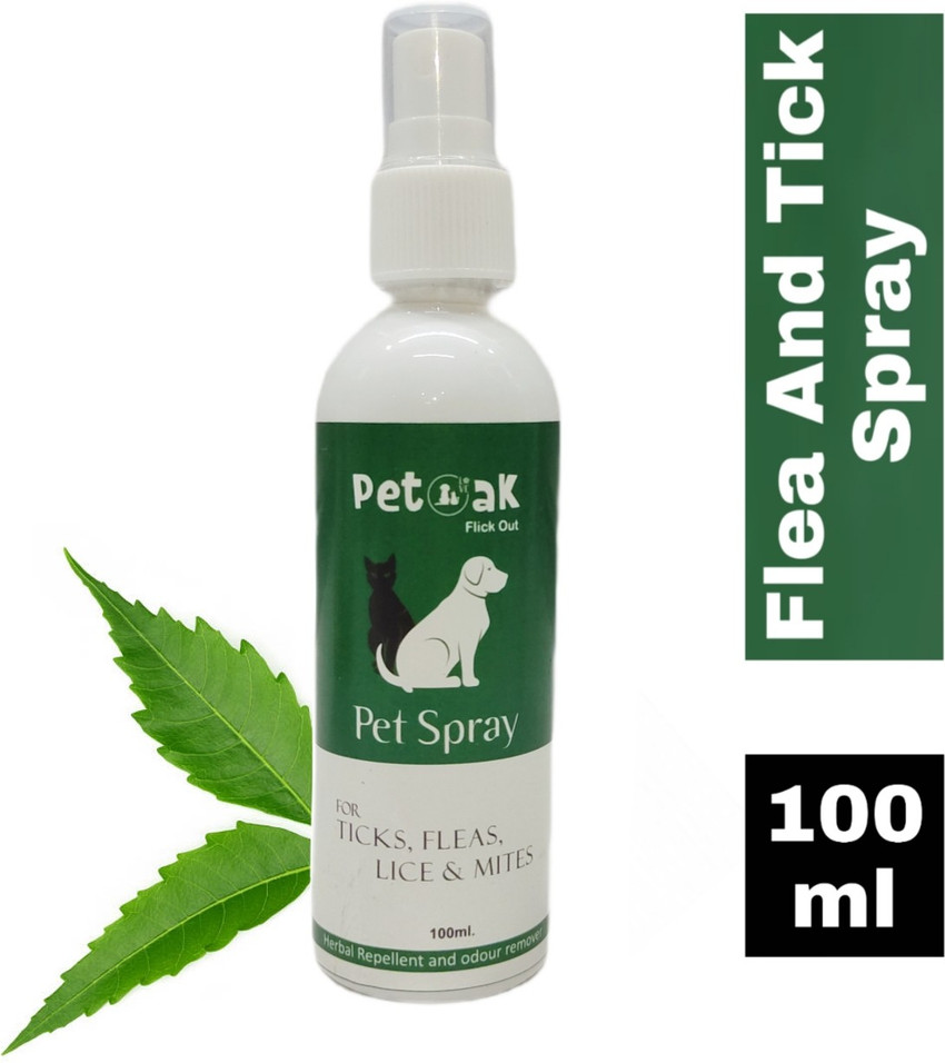 PetOak Flick Out Tick Flea Repellent and Odour Control Spray