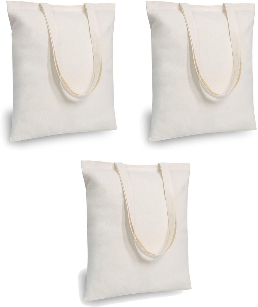 White canvas bags best sale bulk