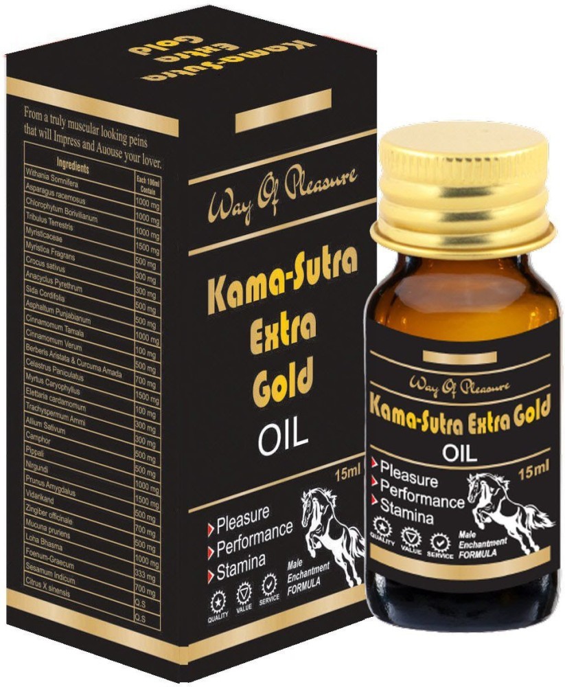 Way Of Pleasure Kama Sutra Extra Gold Ayurvedic Oil For Men Price in India  - Buy Way Of Pleasure Kama Sutra Extra Gold Ayurvedic Oil For Men online at  Flipkart.com