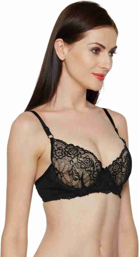 Buy Inner Sense Organic Cotton Antimicrobial Front laced Lightly Padded  Wired Bra Online at Best Prices in India - JioMart.