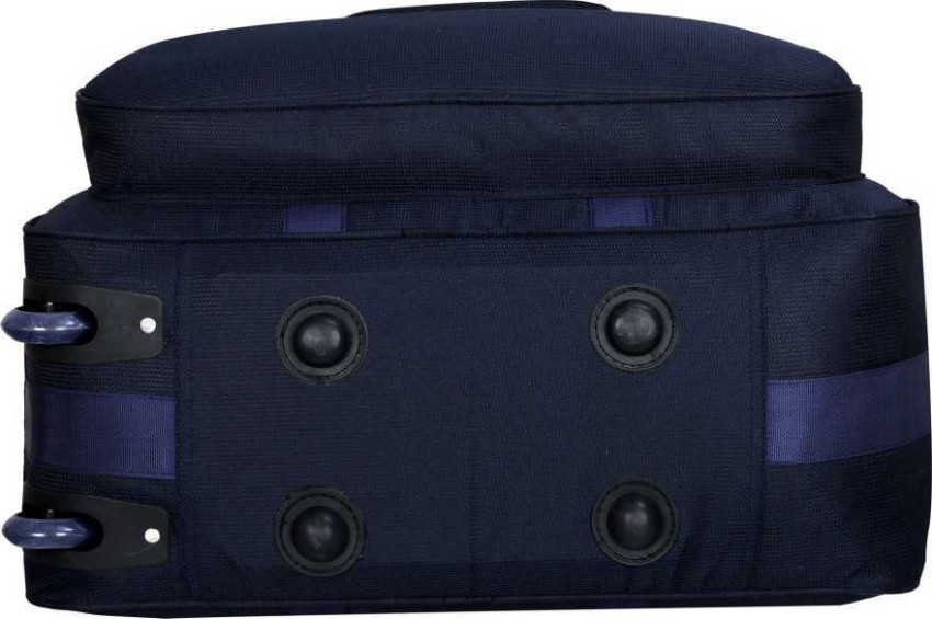 Navy Blue Rolling Duffle Bag