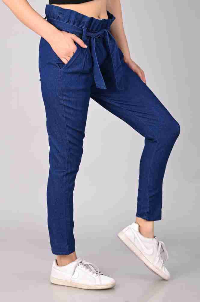 Buy INSHA FASHION Crop TOP & Denim Jeans (Jeggings) Combo for